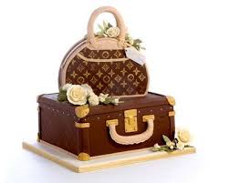 Lv Bags Kuchen Stil Handtaschen Kuchen Koffer Kuchen