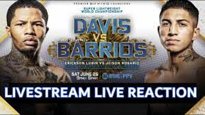 Davis landed a big shot to the body and barrios went down in pain. 2ojofx5shz3uom