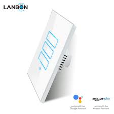 Illuminate the dark areas of your home at night with this pack of two night lights with on/off switch. Lanbon Eu Standard Decorate Wifi Smart Switch Wireless Wall Night Light Switch Remote Control Apple Homekit Google Hom Smart Switches Home Switch Home Speakers