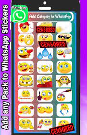 El usuario ahora puede agregar pegatinas emoji sucias a whatsapp. Naughty Emoji Keyboard Adult Sticker For Whatsapp For Android Apk Download