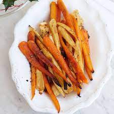 Place half of carrot mixture in a blender; Honey Roasted Carrots And Parsnips