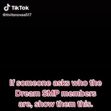 He is a friend of the dream team and a member of the dream smp. Tiktok Ttvitsnovaa517 If Someone Asks Who The Dream Smp Members Are Show Them This
