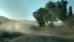 El viento permanecerá durante gran parte del día. Alerta En San Juan Por Viento Zonda