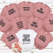 Ahhhh, love is in the air! Custom Bachelorette Party Shirts Wine Quotes Sayings Etsy In 2021 Bachelorette Party Shirts Custom Bachelorette Party Shirts Bachelorette Party