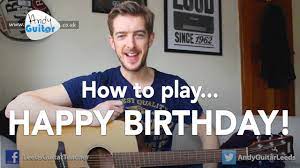 Happy Birthday Easy Guitar Tutorial How To Play Youtube