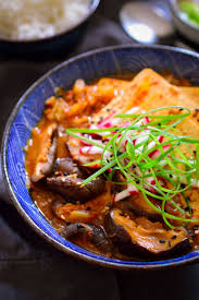 When the fat from the pork melts into the soup, it becomes irresistibly delicious! Vegan Kimchi Stew Cilantro And Citronella