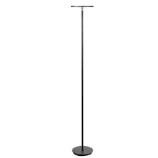 I bought the hampton bay satin nickel floor lamp with 5 plastic bell shades for my sewing / craft room. Indoor Pole Lamps Wayfair