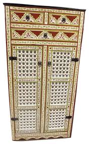 Handpainted Moroccan Cabinet Mediterranean Storage Cabinets By Moroccan Furniture Bazaar Llc Houzz