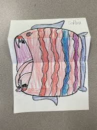 Drawing A Surprise Fish Cute Fish Drawings Monster Fishing