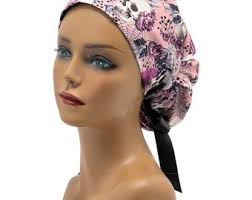 Abigail Ponytail Scrub Cap, Abigail Ponytail Scrub Cap for Women, Ponytail  Scrub Cap, Scrub Cap for Women, Surgical Cap, Nurse Scrub Cap