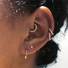 My Lovely Client Sia Came In To See Me In Harrods Before Returning Home To Chicago Here Is A Healing Daith Ear Piercing For Women Ear Piercings Ear Jewelry