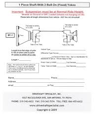 Ford Driveshaft Length Chart Best Picture Of Chart