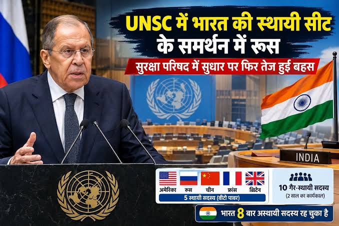 UNSC में भारत की स्थायी सीट के समर्थन में रूस, सुरक्षा परिषद में सुधार पर फिर तेज हुई बहस | News Wani