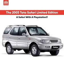 tata safari 2003 limited edition the suv with a playstation tata safari edition