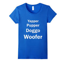Galleon Womens Doggo Size Chart Yapper Pupper Doggo And