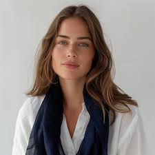 Foulard lin lavé naturel homme