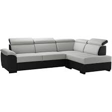 Canapé panoramique convertible lemon un grand canapé. Kylian Canape D Angle Convertible Coffre De Rangement Simili Noir Et Blanc L 258 X P 187 X H 77 89 Cm Achat Vente Canape Sofa Divan Cdiscount