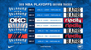 Anthony davis includes demarcus cousins in nba championship celebration. Okc Tracker On Twitter First Look At The Uniform Schedule For The First Round Of The Nba Playoffs Thunder Scheduled To Wear Their Association Icon City And Earned
