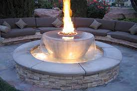 11 Amazing Water Fountains Made From Planters Backyard Seating Area Outdoor Fire Fire Pit Seating
