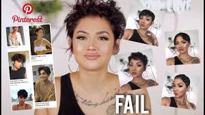 Trendy short haircuts for black women: Trying Short Hairstyles On Pinterest Fail Youtube
