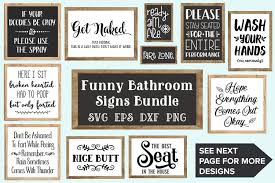 It feels wrong to me though, to directly include the <svg></svg> tags in my html for icons, since they are presentation only and should be added in my css. Bathroom Signs Bundle Svg Eps Dxf Png 112137 Svgs Design Bundles