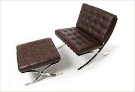 The chair was first used in villa tugendhat, a private residence, designed by mies in brno (czech republic). Iconic Interiors The Dark Brown Barcelona Chair Touches Down I
