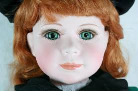 Morgan Brittany Porcelain Doll Priscilla Victorian Holiday Redhead Green  Eyes
