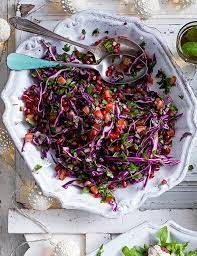 Tabbouleh Slaw Bulgursaladwinter Slaw Tabbouleh Recipes Persian Food Tabbouleh