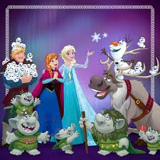 Everything S More Magical With Your Squad By Your Side Frozen Northern Lights Frozen October 2016 Disney Mural Disney Drawings Frozen Pictures