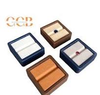 Open PU Leather Gemstone Jewelry Display Box for Gemstones ...