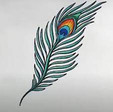 First draw the head and the body. How To Draw A Peacock Feather Easy Step By Step For Beginners