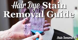 Bleach is also known to make your hair brittle and prone to drying out, especially when you. Hair Dye Stain Removal Guide