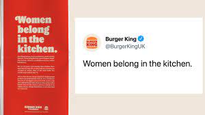 Burger king is no stranger to woke activism on social media, with burger king finland having pushed an ad campaign featuring the burger king a group of french demonstrators marching under the banner of the movement for the liberation of women (mlf) on international women's day, 1981. C78tczqgaqgbgm