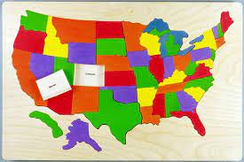 Puzzles can offer a unique way to make an exciting announcement or invitation! Wooden Map Puzzles Wooden Map Puzzles Wooden Usa Puzzle Europe Mexico Africa South America World The Puzzle Man Map Puzzle Wooden Map Wood Map