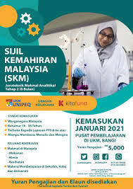 Graduan akan dianugerahkan diploma kemahiran malaysia dan sijil kemahiran malaysia pegawai latihan vokasional tahap 3 daripada jabatan pembangunan kemahiran (jpk). Uzivatel Unipeq Na Twitteru Kami Ingin Menyeru Seluruh Rakyat Malaysia Yang Prihatin Untuk Bersama Sama Memberi Sumbangan Ikhlas Kepada Kempen Bantuan Dana Pendidikan Program Sijil Kemahiran Malaysia Skm Juruteknik Makmal Analitikal Tahap 2