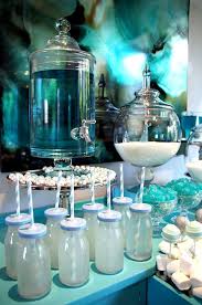 Frozen Party Table Setup By The Simple Party Frozen Table Frozen Party Table Party Table