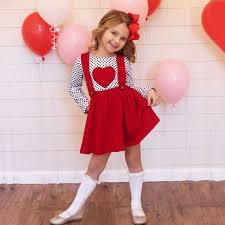 Workout clothes, for any sport. 2pcs Toddler Kids Baby Girls Clothes Valentines Day Outfits Dot Heart Shaped Tops Suspender Skirts Girls Outfits Clothes Set Clothing Sets Aliexpress