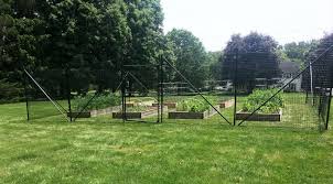 How to protect raised garden beds from squirrels, rabbits, and birds tip 1: Garden Fence The Benner Deer Fence Company