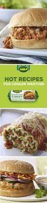 Stay Warm When It Gets Cool With Spicy Ground Turkey Recipes From Burgers To Lasagna Ground Turkey Is An Easy An Ground Turkey Recipes Recipes Turkey Recipes