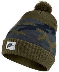 Nike Camo Beanie With Pom Pom Hats Gloves Scarves Men Macy S Pom Beanie Beanie Scarf Man