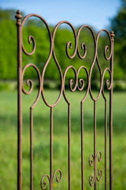 Rankgitter Metall Livero Rost Rankgitter Gitter Staudenhalter