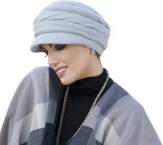 MASUMI Chemo-Kopfbedeckung, Wintermütze für Damen, Krebsmütze, Damenhüte,  Haarausfall, Alopezie, Haarbedeckung
