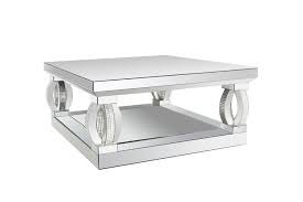 There's a very good reason why mirrors traditionally were hung above the mantle, and it had nothing to do with checking your appearance. Contemporary Silver Mirrored Coffee Table 722518 Cocktail Tables Unique Home Furniture