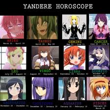 ((zodiac signs as mha memes)) aries: Deadly Love Anime Zodiac Anime Horoscope Yandere Stories