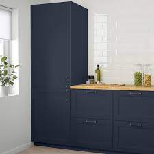 Ikea kitchen cabinets are built with a variety of materials. Axstad Door Matte Blue 18x15 46x38 Cm Ikea