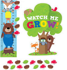 woodland friends growth chart ctp6992