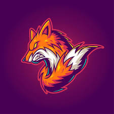 Fox Gaming Logo Logo Hewan Ilustrasi Gambar Serigala