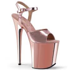 4.3 out of 5 stars 320. Pleaser Flamingo 809 Rose Gold Platform Sandals Free Shipping Returns
