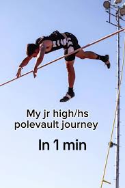 Male Pole Vault Competition in Maine