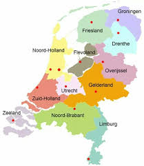 Landkaart Zonder De Noordoostpolder Of Flevoland Nederland Holland Aardrijkskunde
